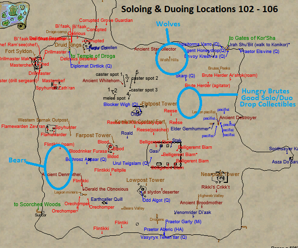 Frontier Mountains Soloing Locations